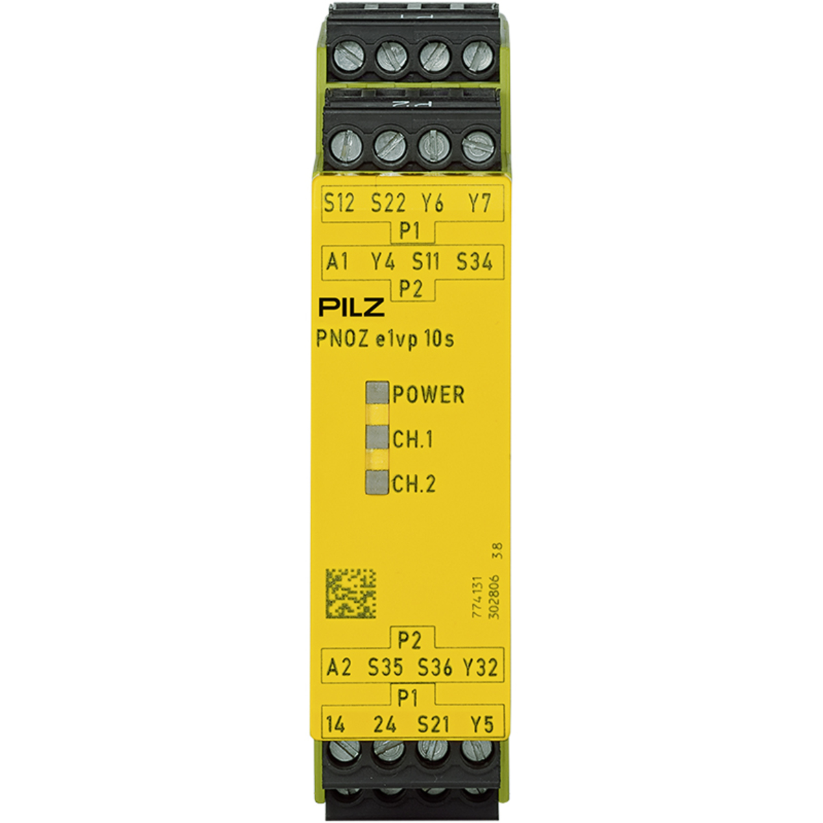 Relevador de seguridad PNOZ e1vp 10/24VDC 1so 1so t